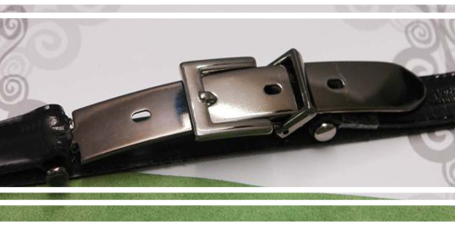 DV10110-20 Nickel buckle and nickel tab end